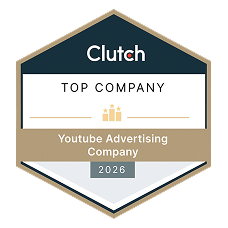 7 WebSpero Clutch Top YouTube Advertising Company 2026 Award