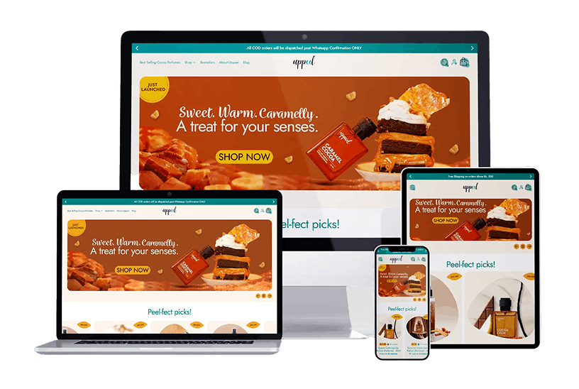 Uppeel_ A Custom Shopify Storefront for a Premium Beauty and Fragrance Brand