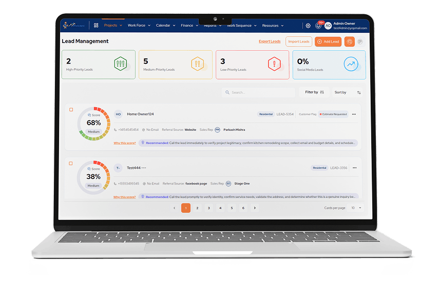 AI Lead Scoring & Prioritisation